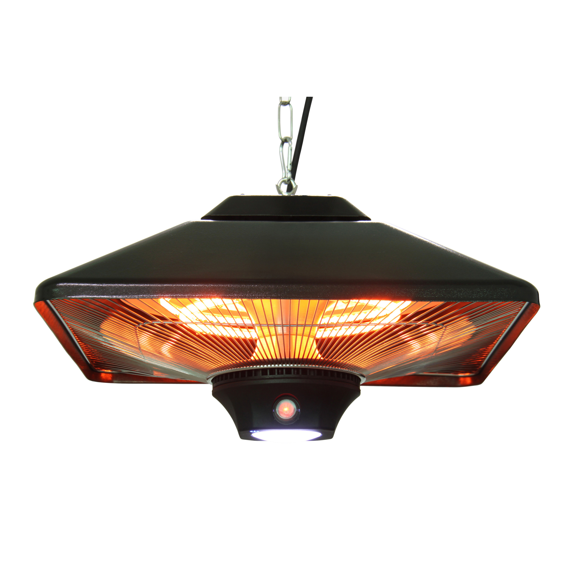 Westinghouse, Square Hanging Patio Heater with LED and Remote, Model# WES31-1288LED